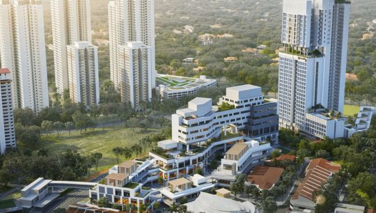 Gedung apartemenn One Holland Village Residences